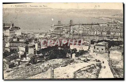 Cartes postales Marseille Panorama des Ports