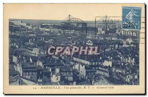 Cartes postales Marseille Vue generale