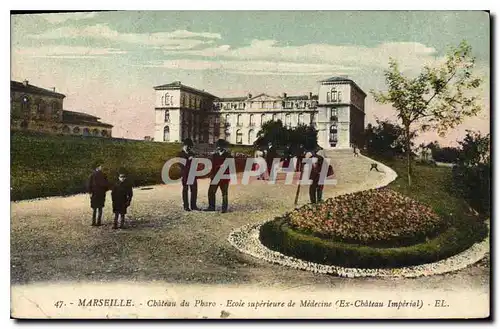 Ansichtskarte AK Marseille Chateau du Pharo Ecole superieure de Medecine Ex chateau imperial