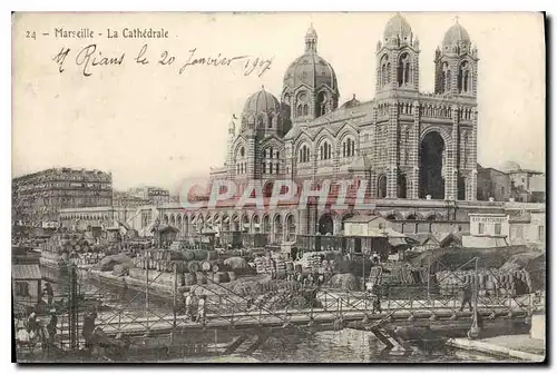 Cartes postales Marseille la cathedrale