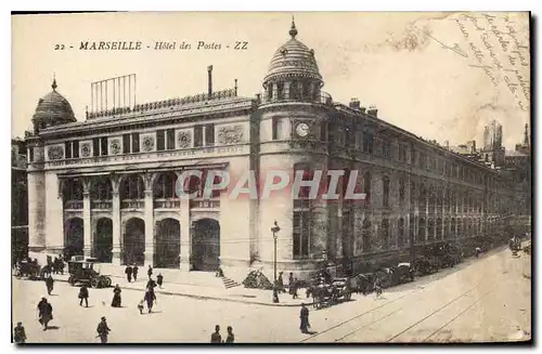 Cartes postales Marseille hotel des Postes