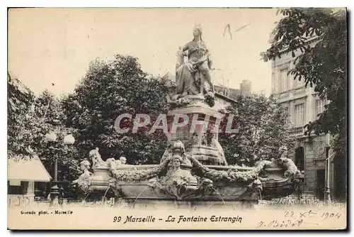 Ansichtskarte AK Marseille la Fontaine Estrangin