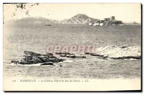 Ansichtskarte AK Marseille le chateau d'If et les Iles du Frioul