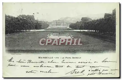 Cartes postales Marseille le parc Borely