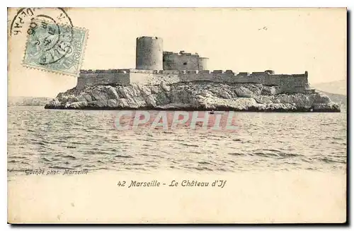 Cartes postales Marseille le chateau d'If