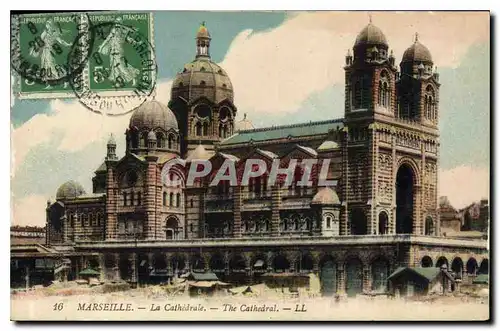 Cartes postales Marseille la cathedrale