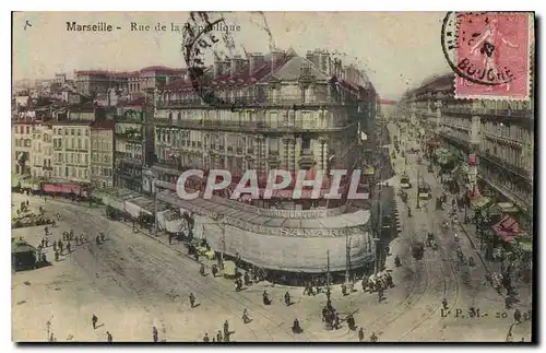 Cartes postales Marseille Rue de la Republique Tramway