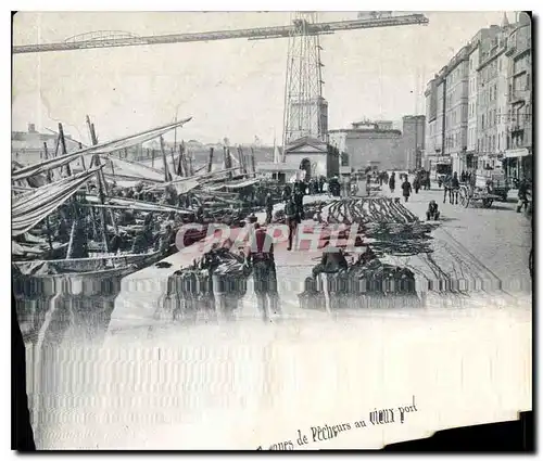 Ansichtskarte AK Marseille BARQUES DE PECHEURS AU VIEUX PORT Bateaux