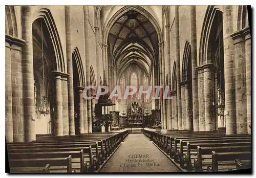 Cartes postales Colmar Martinskirche l'eglise St Martin