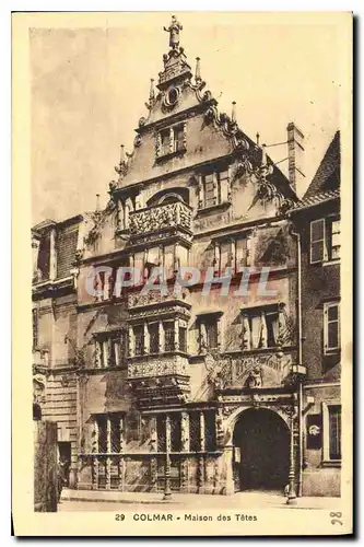 Cartes postales Colmar maison des Tetes