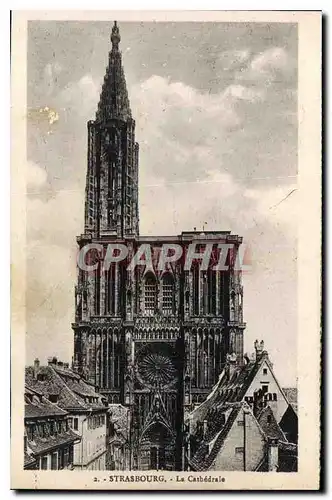 Cartes postales Strasbourg la cathedrale