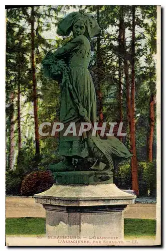 Cartes postales Strasbourg l'Orangerie l'Alsacienne par Schultz