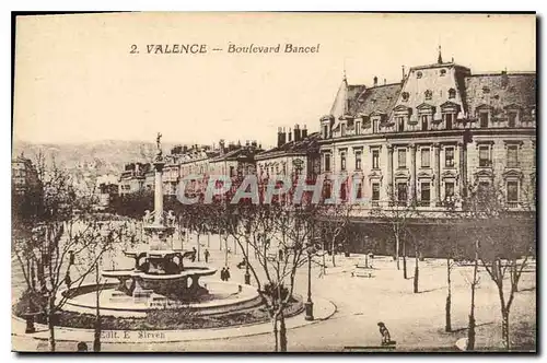 Cartes postales Valence Boulevard Bancel