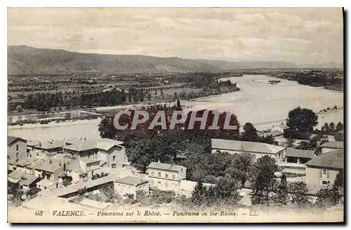 Cartes postales Valence Panorama sur le Rhone
