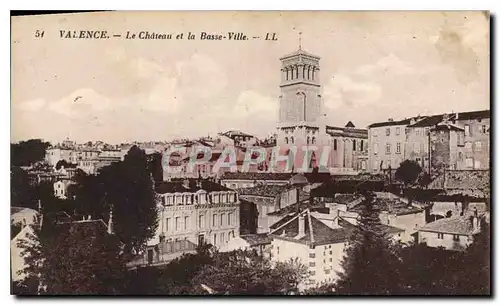 Ansichtskarte AK Valence le chateau et la Basse Ville