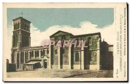 Cartes postales Valence Drome cathedrale Saint Apollinaire Ensemble Sud Ouest