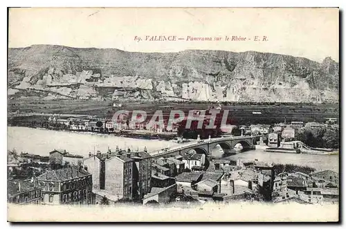 Cartes postales Valence Panorama sur le Rhone
