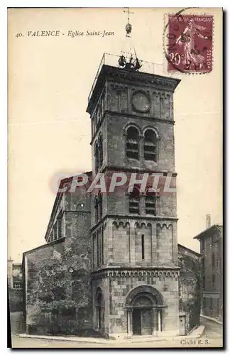 Cartes postales Valence Eglise Saint Jean