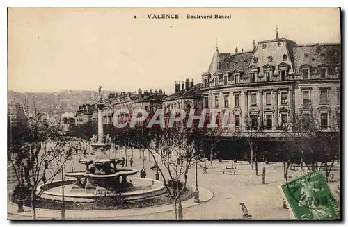 Ansichtskarte AK Valence Boulevard Bancel