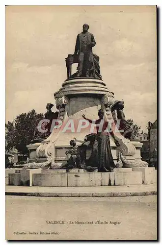 Cartes postales Valence Monument d'Emile Augier