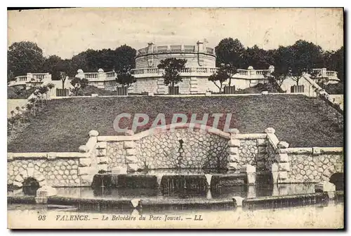 Ansichtskarte AK Valence Le Belvedere du Parc Jouvet