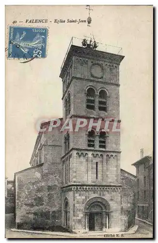 Cartes postales Valence Eglise Saint Jean