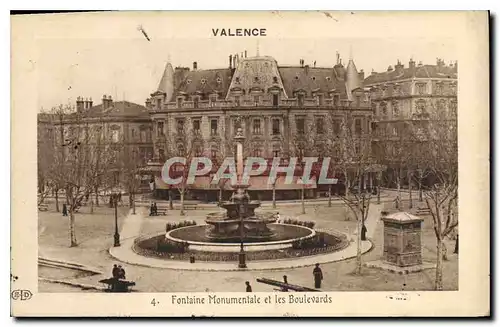 Ansichtskarte AK Valence Monumentale et les Boulevards