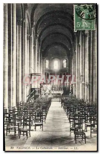 Cartes postales Valence La Cathedrale Interieur