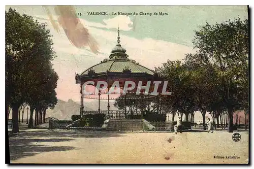 Cartes postales Valence le Kiosque du Champ de Mars