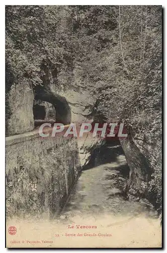 Cartes postales Vercors sortie des Grands Goulets