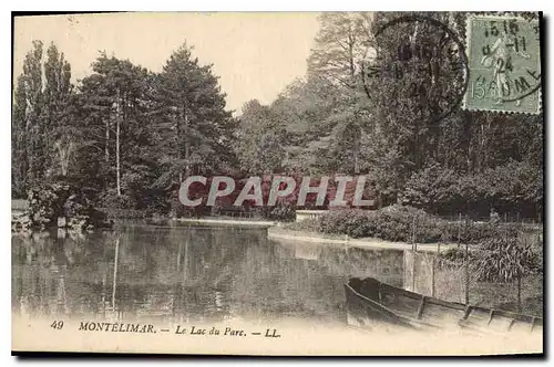 Ansichtskarte AK Montelimar le lac du parc