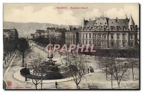 Cartes postales Valence Boulevard Bancel