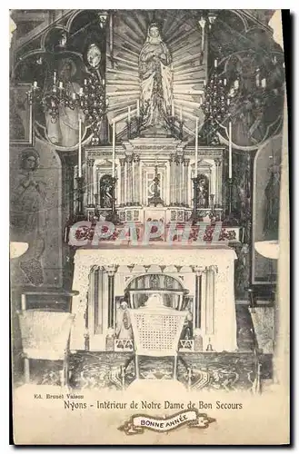 Cartes postales Nyons Interieur de Notre dame de Bon Secours