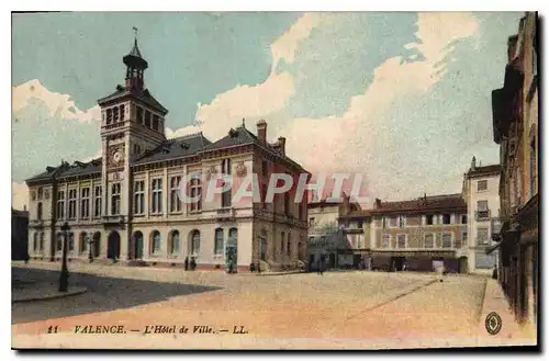 Cartes postales Valence l'hotel de ville