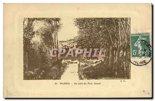Cartes postales Valence un coin du parc Jouvet