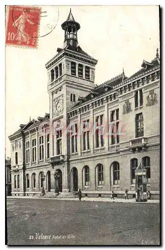 Cartes postales Valence hotel de ville