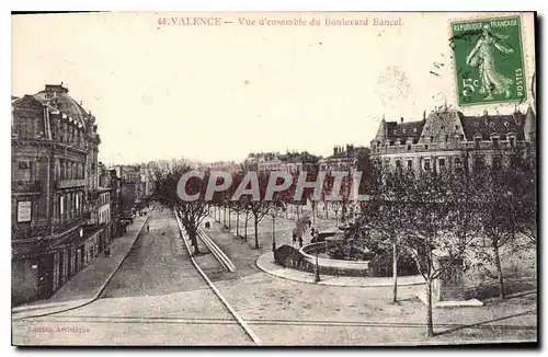 Ansichtskarte AK Valence vue d'ensemble du Boulevard Bancel