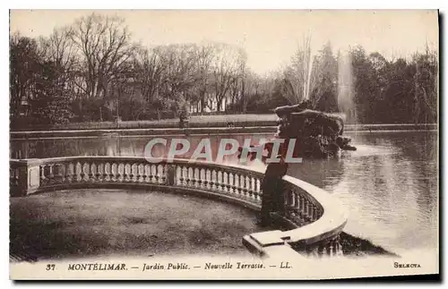 Cartes postales Montelimar jardin public nouvelle Terrasse