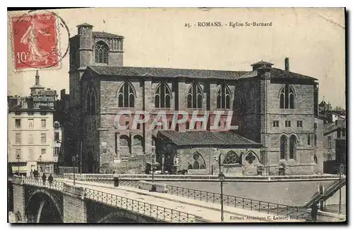 Cartes postales Romans Eglise St Barnard