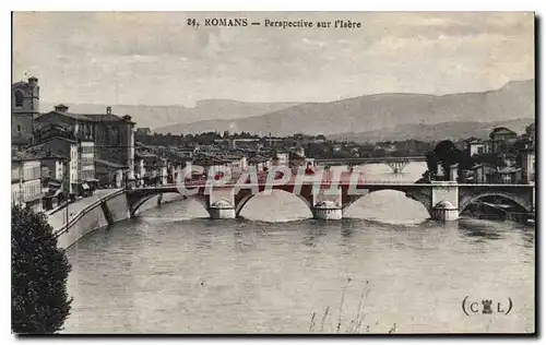 Cartes postales Romans Perspective sur l'Isere