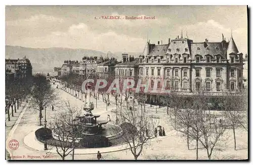 Cartes postales Valence Boulevard Bancel