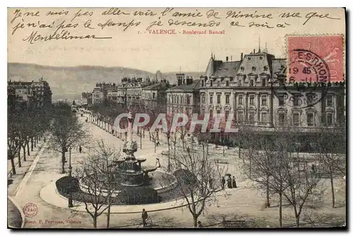Cartes postales Valence Boulevard Bancel