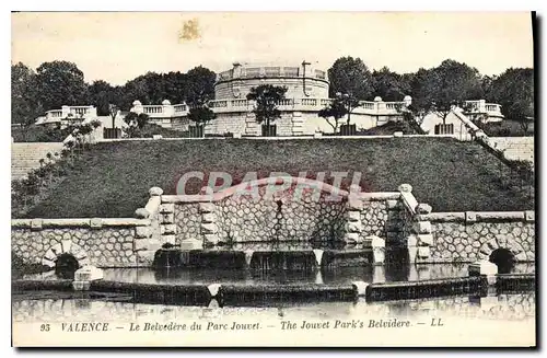 Cartes postales Valence le Belvedere du parc Jouvet