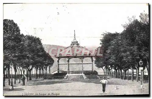 Cartes postales Valence le Kiosque de Musique