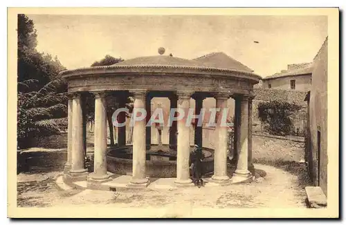 Ansichtskarte AK La Drome Illustree Grignan la Lavoir et la Promenade du Mail