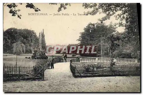 Ansichtskarte AK Montelimar Jardin Public La Terrasse