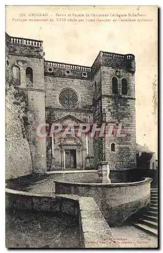 Cartes postales Grignan Facade Cathedrale St Sauveur