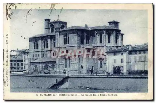 Cartes postales Romans sur Isere Drome La Cathedrale Saint Barnard