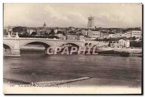 Cartes postales Valence Vue prise des Granges