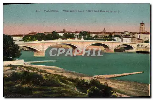 Cartes postales valence vue general prise des granges ll